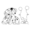 Diakakis - Μπλόκ Ζωγραφικής 101 Dalmatians 40Φ 23x33cm 563015