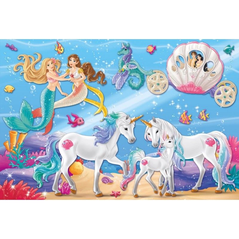 Schmidt Spiele – Puzzle The Magic Of Mermaids 60 Pcs 56302