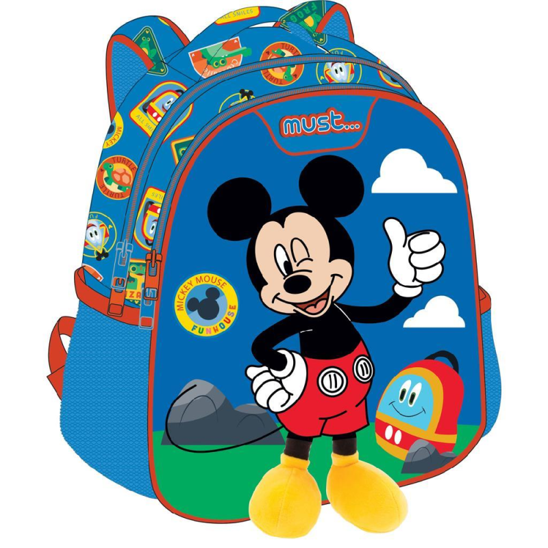 Diakakis - Τσάντα Πλάτης Νηπιαγωγείου Must, Disney Mickey Mouse 563361