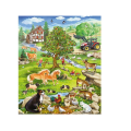 Schmidt Spiele – Puzzle 3 in 1 Farm Design 48/48/48 Pcs 56353