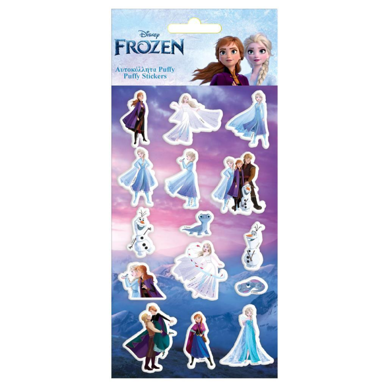 Diakakis - Αυτοκόλλητα Puffy, Disney Frozen 2 563608