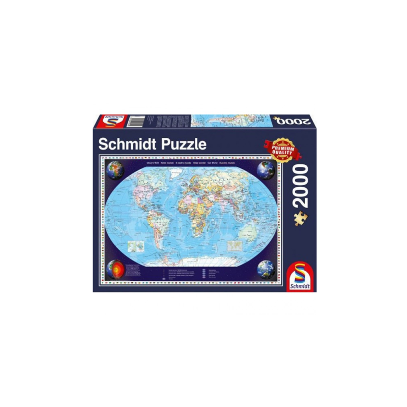 Schmidt Spiele - Puzzle Our World 2000 Ps 57041