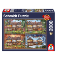 Schmidt Spiele - Puzzle House Of Four Seasons 2000 Pcs 58345