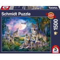 Schmidt Spiele – Puzzle Wolves 1500 Pcs 58954