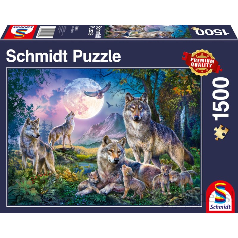Schmidt Spiele – Puzzle Wolves 1500 Pcs 58954