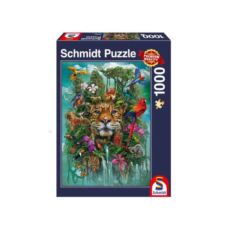 Schmidt Spiele – Puzzle King Of The Jungle 1000 Pcs 58960