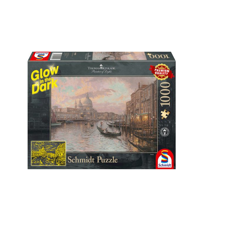 Schmidt Spiele – Puzzle In The Streets Of Venice Glow In The Dark 1000 Pcs 59499