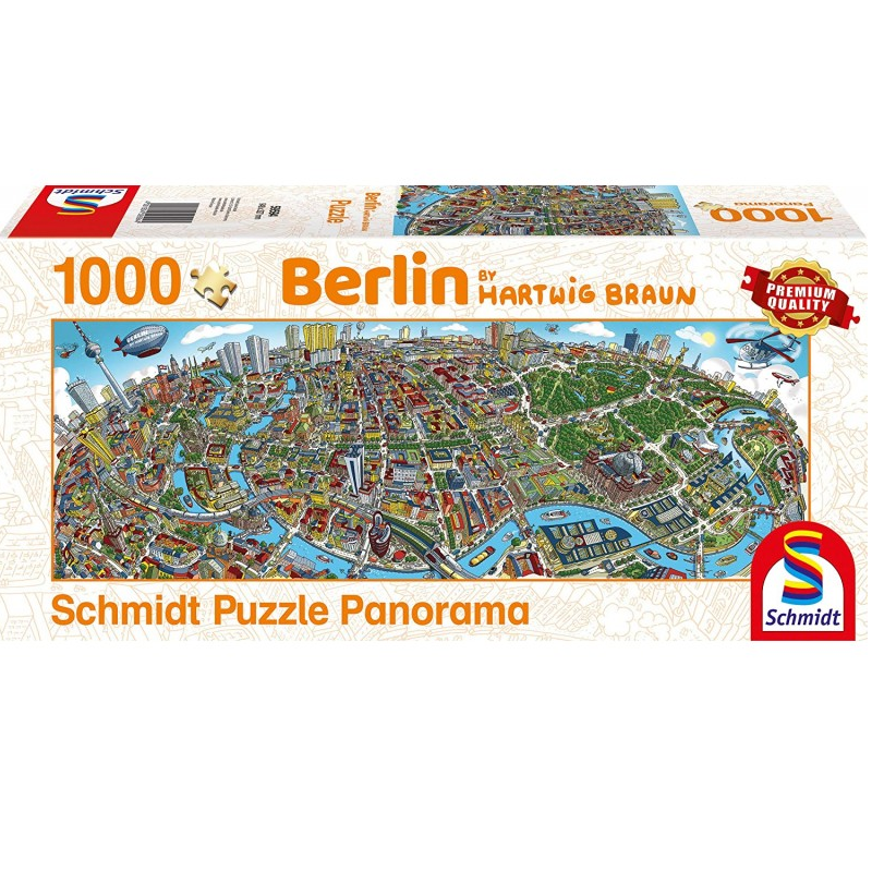 Schmidt Spiele – Puzzle Panorama Berlin 1000 Pcs 59594