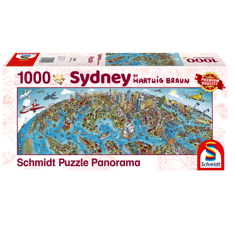 Schmidt Spiele – Puzzle Panorama Sidney 1000 Pcs 59595