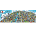 Schmidt Spiele – Puzzle Panorama Paris 1000 Pcs 59597