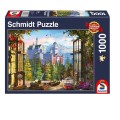 Schmidt Spiele – Puzzle View Of The Fairytale Castle 1000 Pcs 58386