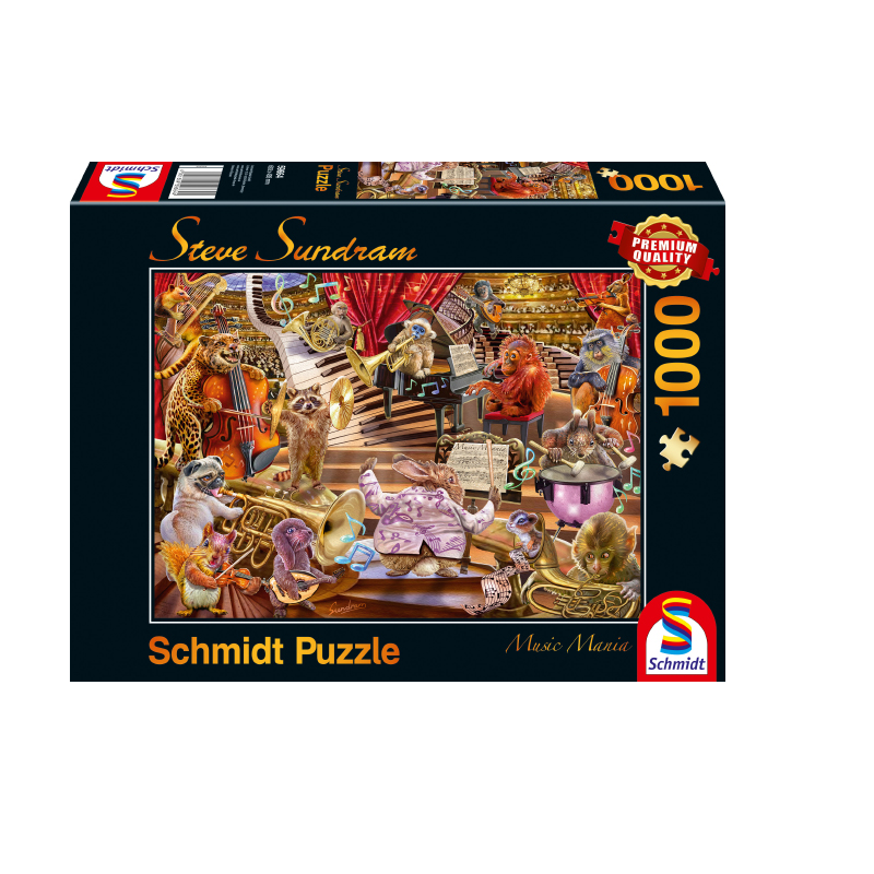 Schmidt Spiele – Puzzle Music Mania 1000 Pcs 59664