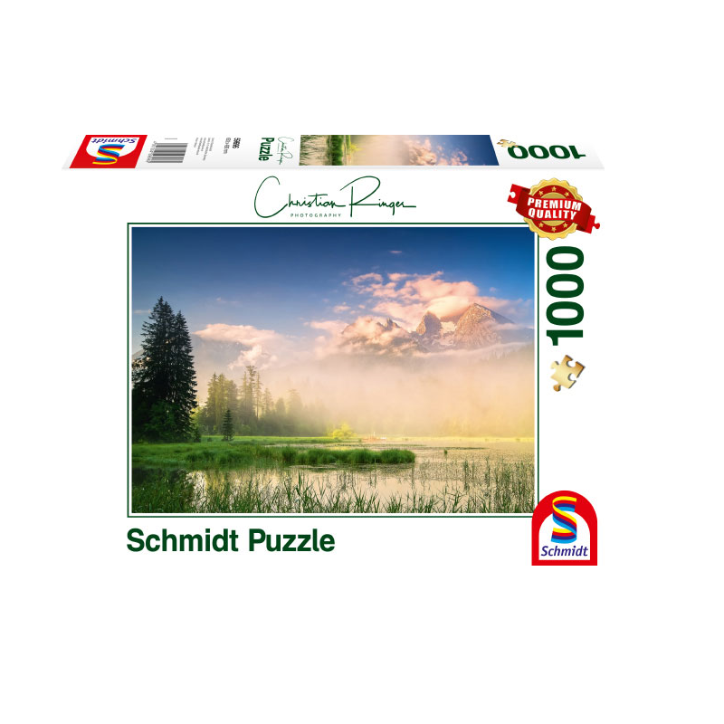 Schmidt Spiele – Puzzle Lake Taubensee 1000 Pcs 59696