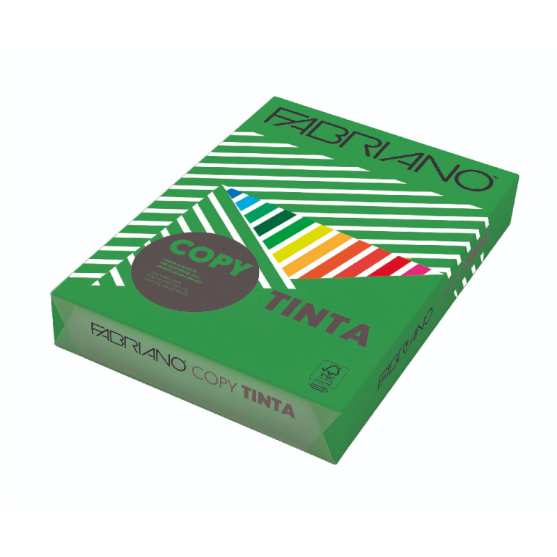 Fabriano - Χαρτί Εκτύπωσης Tinta Χρωματιστό, Green 160gr 250 Φύλλα (1 Δεσμίδα) 60116021
