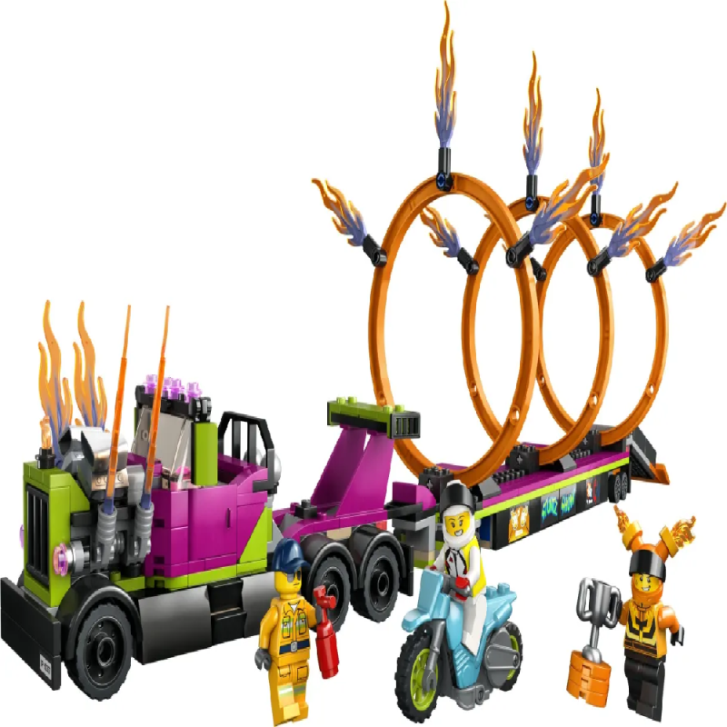 Lego City - Stunt Truck & Ring Of Fire Challenge 60357