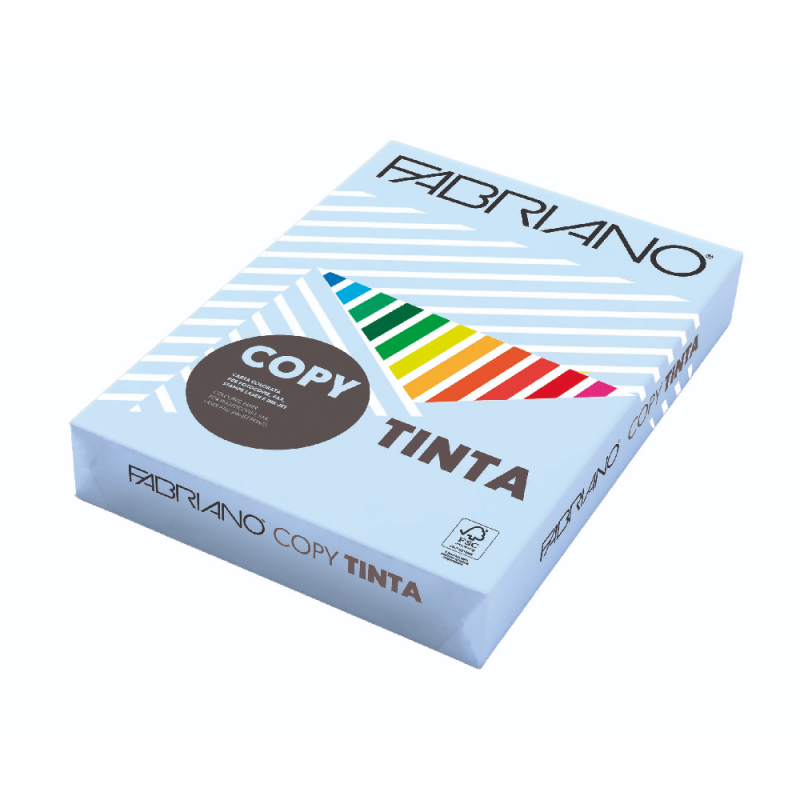 Fabriano - Χαρτί Εκτύπωσης Tinta Χρωματιστό, Sky Blue A4 160gr 250 Φύλλα (1 Δεσμίδα) 60716021