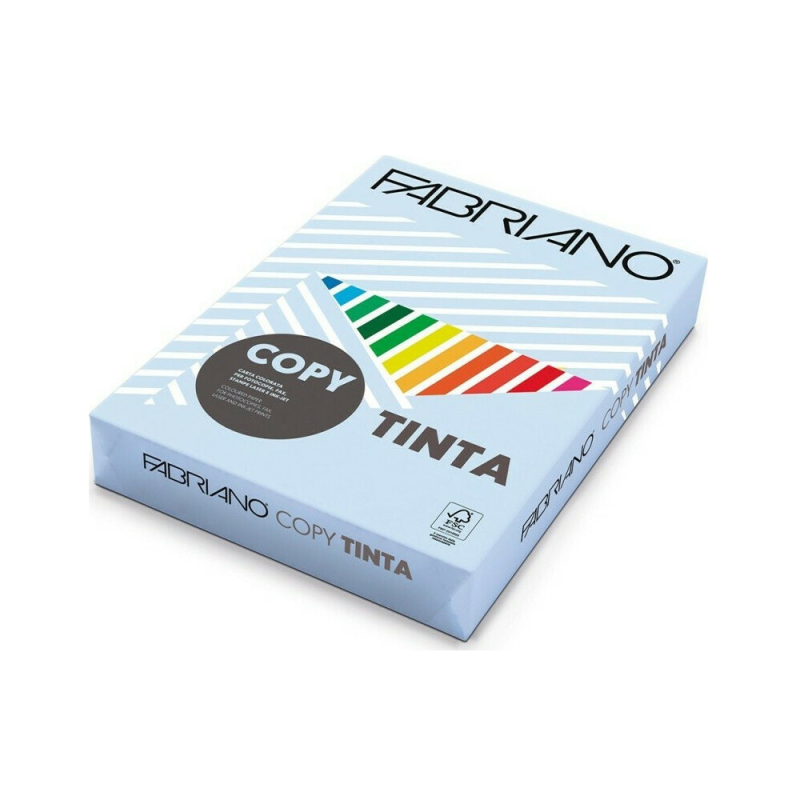 Fabriano - Χαρτί Εκτύπωσης Tinta Χρωματιστό, Celeste 80gr 500 Φύλλα (1 Δεσμίδα) 60721297