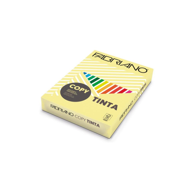Fabriano - Χαρτί Εκτύπωσης Tinta Χρωματιστό, Banana A4 160gr 250 Φύλλα (1 Δεσμίδα) 61116021