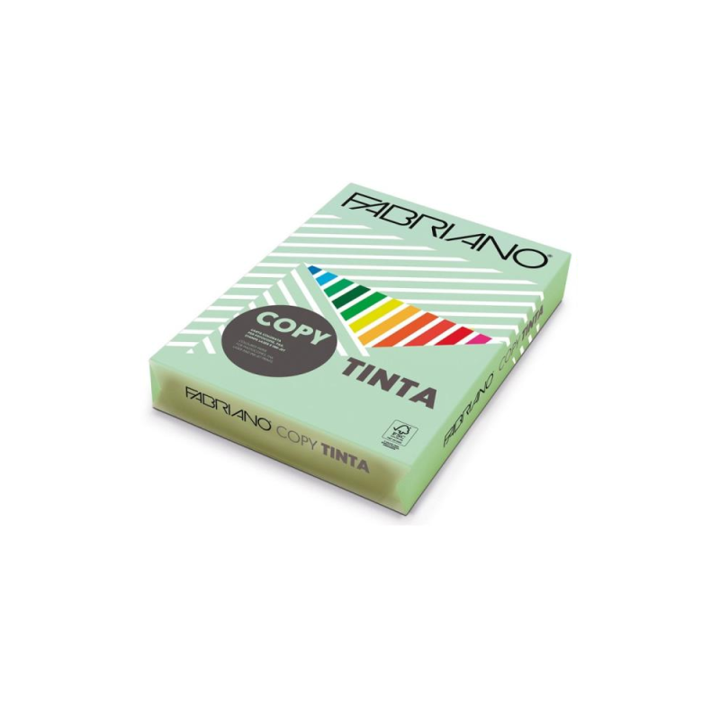 Fabriano - Χαρτί Εκτύπωσης Tinta Χρωματιστό, Aquamarina A4 160gr 250 Φύλλα (1 Δεσμίδα) 61216021