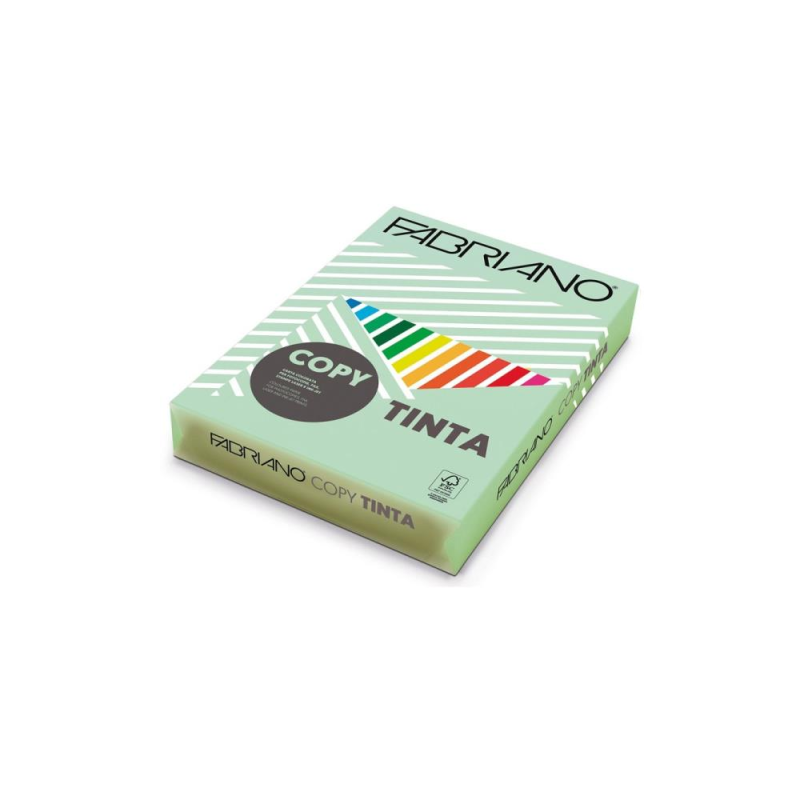 Fabriano - Χαρτί Εκτύπωσης Tinta Χρωματιστό, Aquamarine A4 80gr 500 Φύλλα (1 Δεσμίδα) 61221297