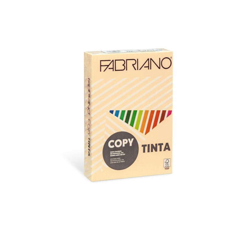 Fabriano - Χαρτί Εκτύπωσης Tinta Χρωματιστό, Apricot A4 80gr 500 Φύλλα (1 Δεσμίδα) 61321297