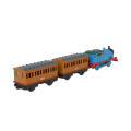 Fisher Price Thomas & Friends – Μηχανοκίνητo Τρενάκι Με 2 Βαγόνια Thomas, Annie & Clarabel GHK82 (BMK93)