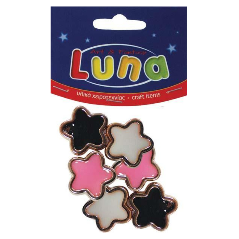 Luna - Πλαστικά Αστέρια Σετ 6 Τεμαχίων 620317