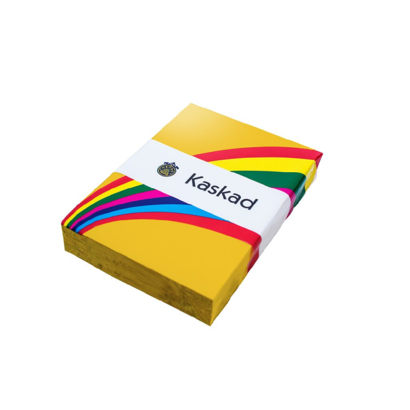 Lessebo - Χαρτί Εκτύπωσης Kaskad Χρωματιστό, Canary Yellow A4 160gr 250 Φύλλα (1 Δεσμίδα) 621057