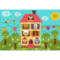 Luna - Puzzle Σπίτι Με Ζωάκια 24 Pcs 621588