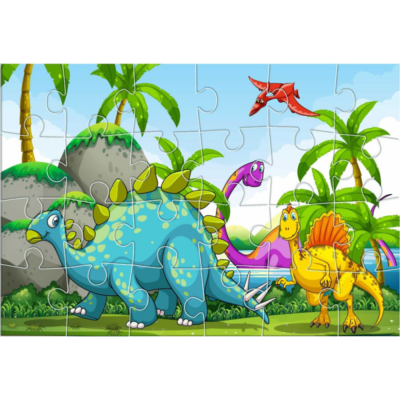 Luna – Puzzle Δεινόσαυροι 24 Pcs 621590