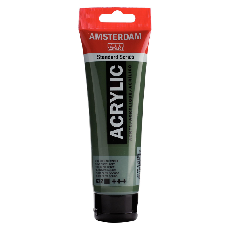 Royal Talens - Ακρυλικό Χρώμα Amsterdam Standard, Olive Green Deep (622) 120 ml 17096222