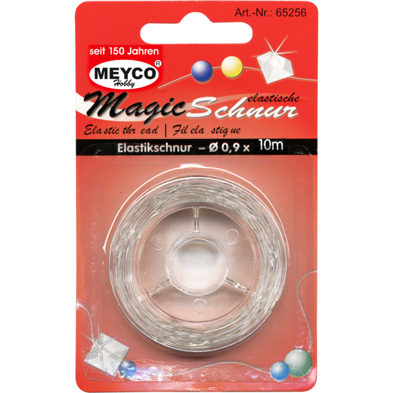 Meyco - Κορδόνι Χειροτεχνίας Πλαστικό Λευκό 0,6mm x 10m 65255