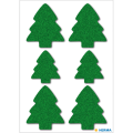 Herma - Αυτοκολλητάκια Green Felt, Christmas Trees 6549