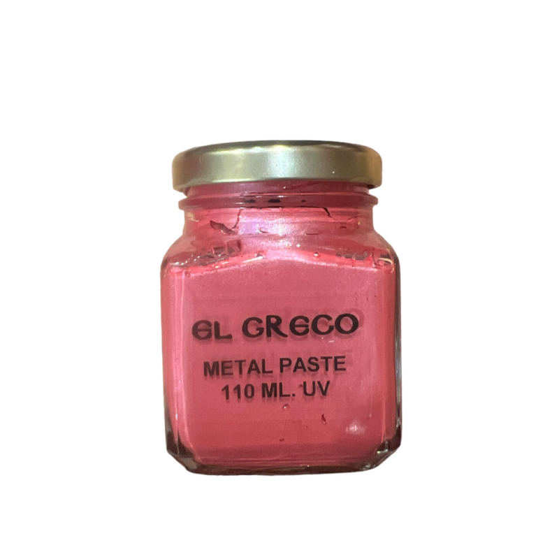 El Greco - Πάστα Διαμόρφωσης Μεταλλική, Red Medium Cadmium 110 ml 660054