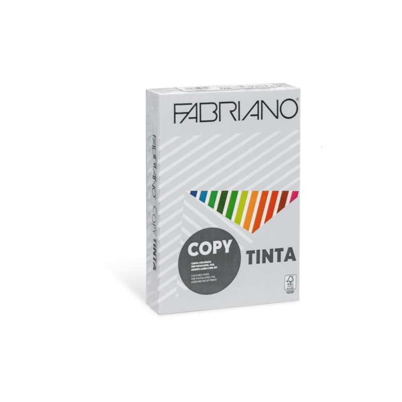 Fabriano - Χαρτί Εκτύπωσης Tinta Χρωματιστό, Grey A4 80gr 500 Φύλλα (1 Δεσμίδα) 66421297