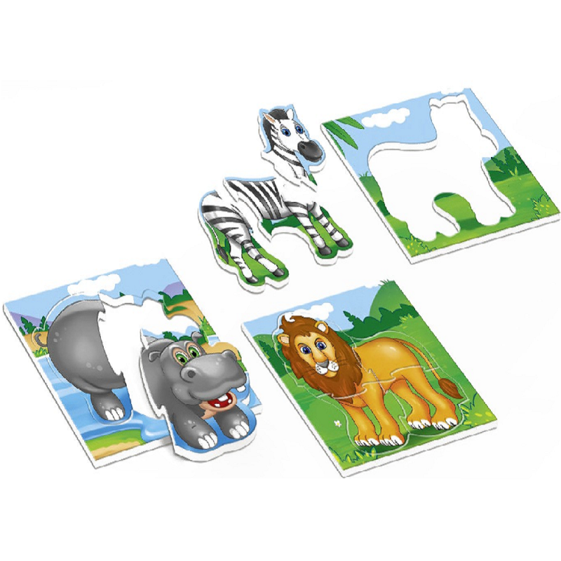 Desyllas Games - Baby Puzzle, Άγρια Ζώα 100425