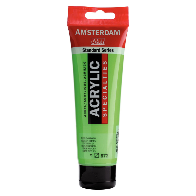 Royal Talens - Ακρυλικό Χρώμα Amsterdam Standard, Reflex Green (672) 120 ml 17096722