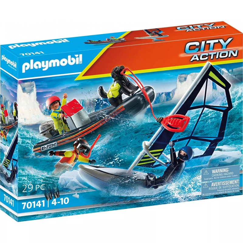 Playmobil City Action - Διάσωση Ιστιοφόρου Με Φουσκωτό Σκάφος 70141