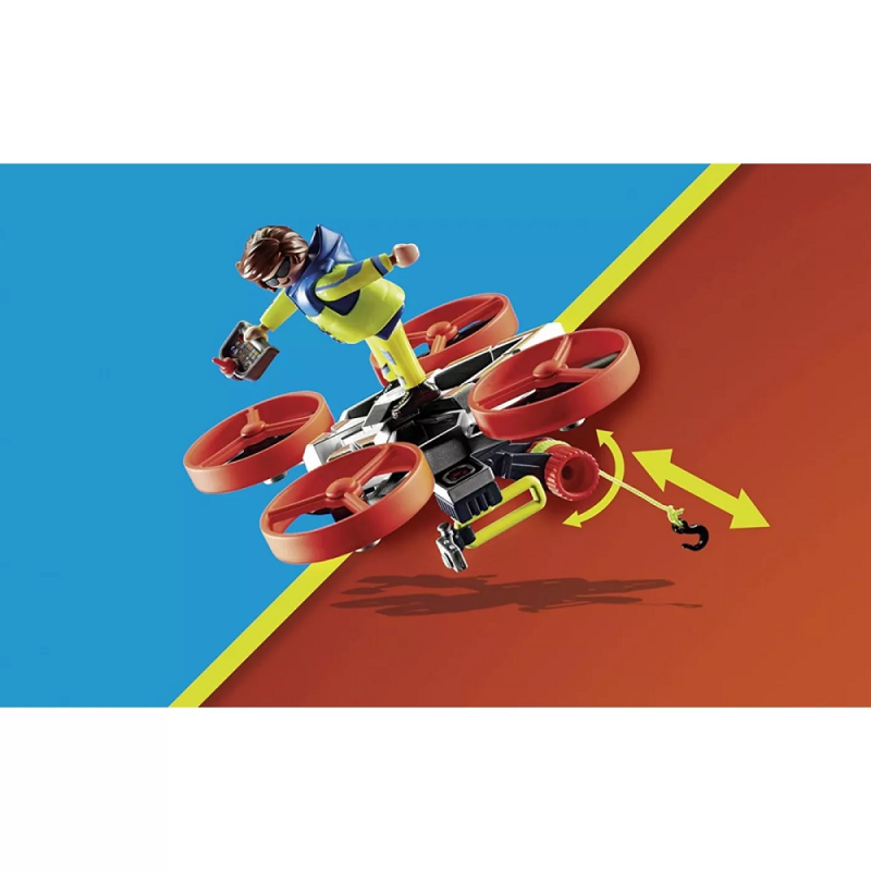 Playmobil City Action - Επιχείρηση Διάσωσης Δύτη Με Drone 70143