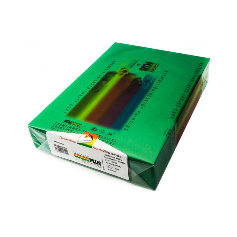 Color Plus - Χαρτί Εκτύπωσης Χρωματιστό, Green A4 80gr 500 Φύλλα (1 Δεσμίδα) 701709