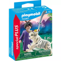 Playmobil Special Plus - Ασιάτισσα Πολεμίστρια Με Λευκή Τίγρη 70382