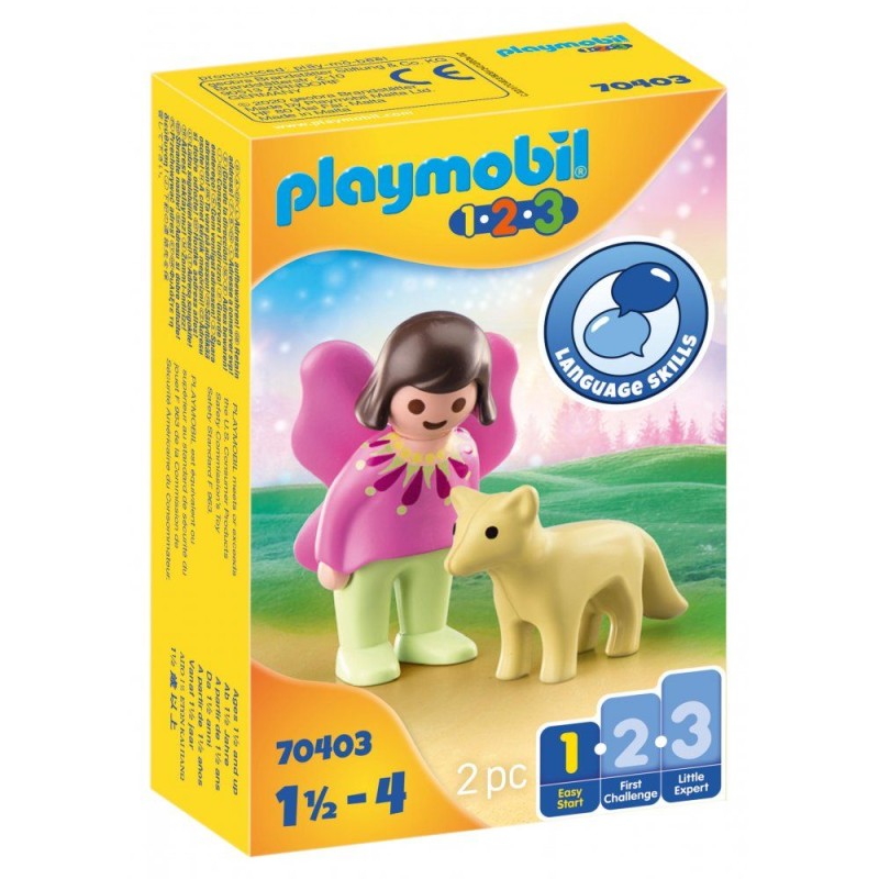 Playmobil 1.2.3 - Νεράιδα Με Αλεπού 70403