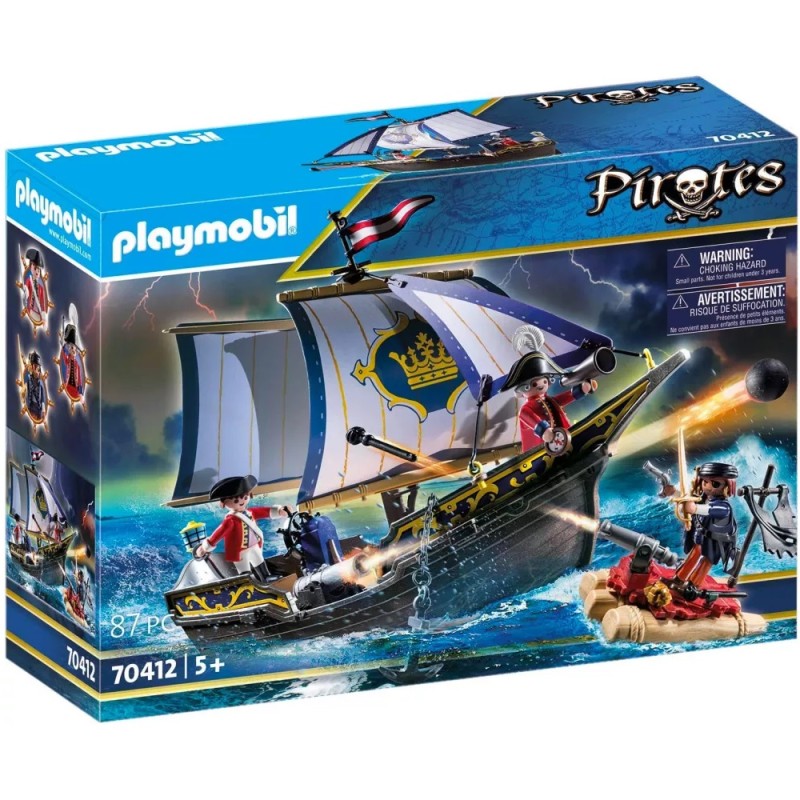 Playmobil Pirates – Πλοιάριο Λιμενοφυλάκων 70412