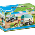 Playmobil Country - Όχημα Με Τρέιλερ Μεταφοράς Πόνυ 70511