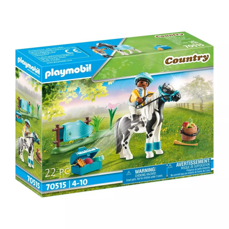Playmobil Country - Αναβάτης Με Πόνυ Lewitzer 70515