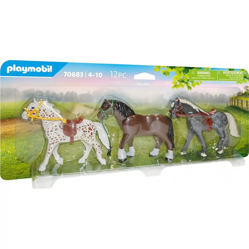 Playmobil Country - Τρία Άλογα 70683