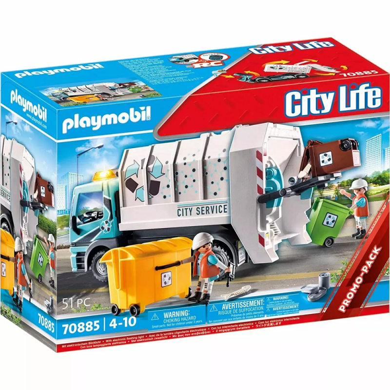Playmobil City Life - Φορτηγό Ανακύκλωσης 70885