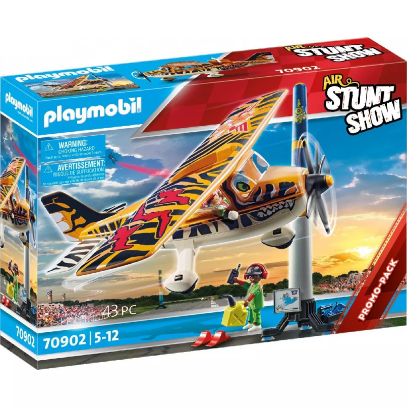 Playmobil Air Stuntshow - Ακροβατικό Αεροπλάνο Τίγρης 70902