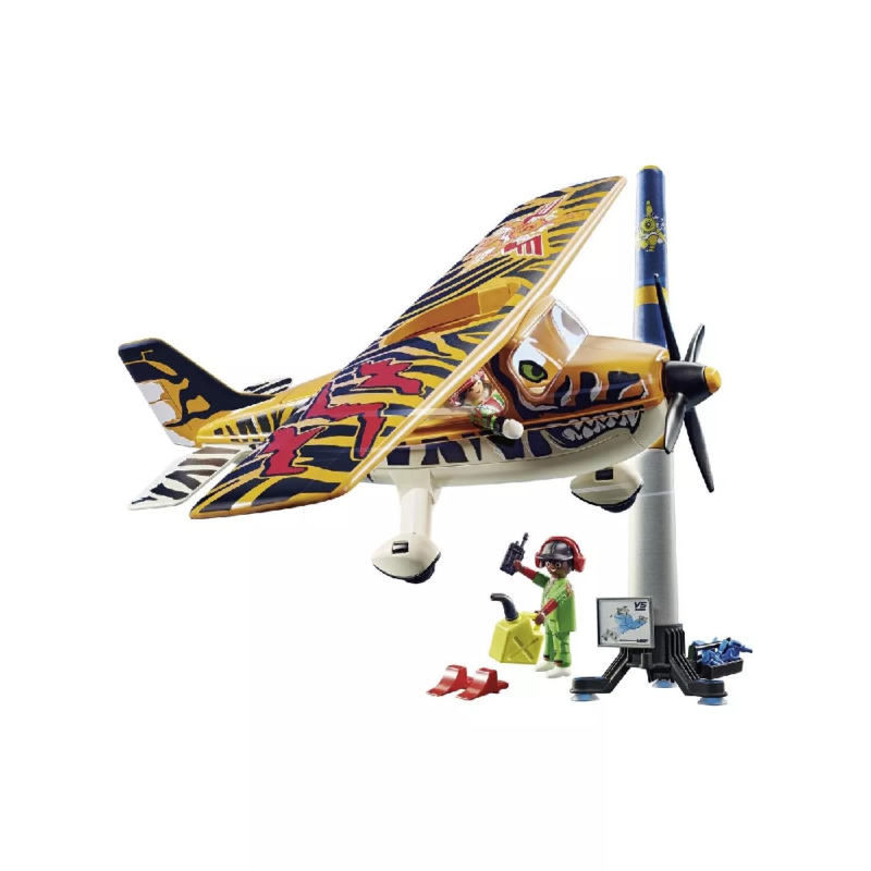 Playmobil Air Stuntshow - Ακροβατικό Αεροπλάνο Τίγρης 70902