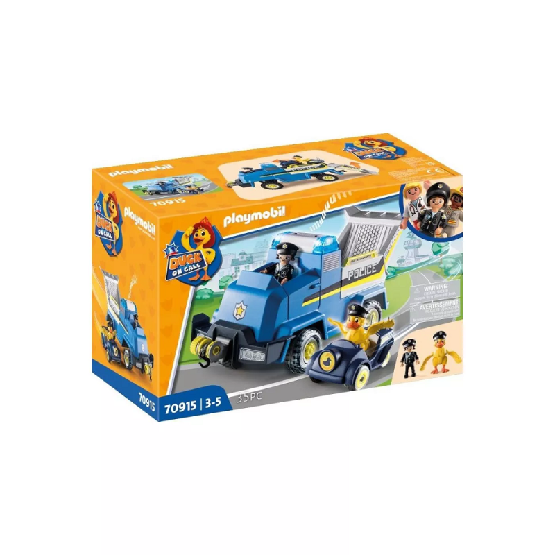Playmobil Duck On Call - Όχημα Αστυνομίας Με Mini Περιπολικό 70915